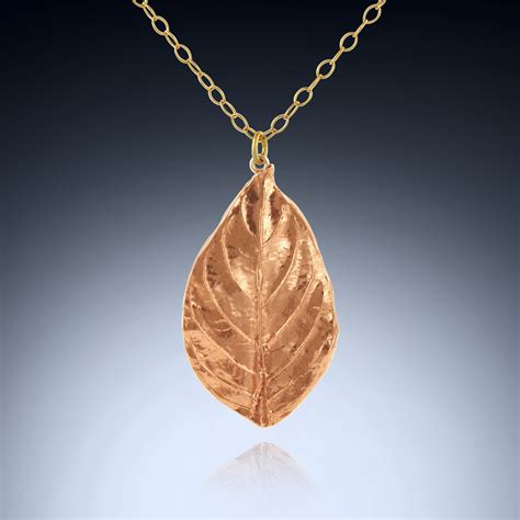 metal leaf jewelry